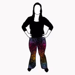 Lava gradient rainbow Jazzbyxa