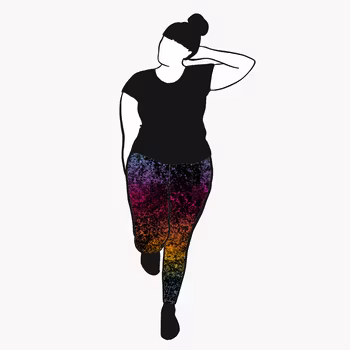 Lava gradient rainbow Leggings