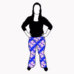 Panter blue/pink Jazzbyxa