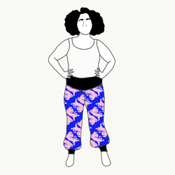 Panter blue/pink Yogabyxa