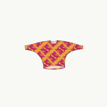 Panter warm yellow/pink Batmantröja