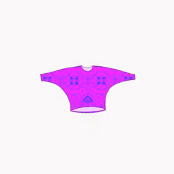 Ornamental Purple Batmantröja