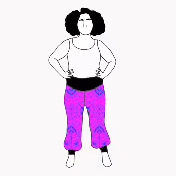 Ornamental Purple Yogabyxa