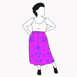Ornamental Purple Culottes (långa & 3/4 långa)