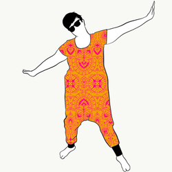 Ornamental Yellow Jumpsuit (alla ärmlängder)