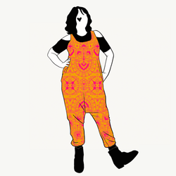 Ornamental Yellow Jumpsuit (alla ärmlängder)