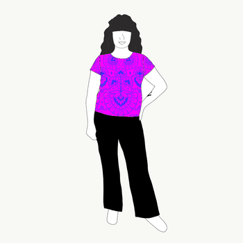 Ornamental Purple T-shirt