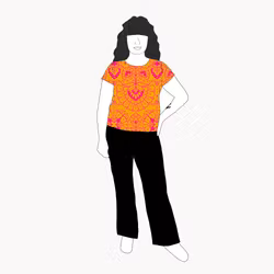 Ornamental Yellow T-shirt