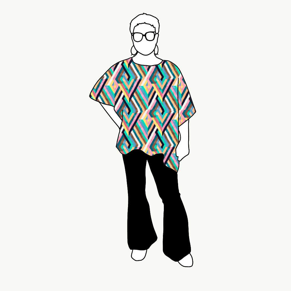 Geo Petrol Relaxed Top
