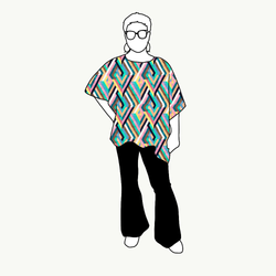 Geo Petrol Relaxed Top