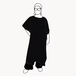 Relaxed Dress - Enfärgad - Olika färger!