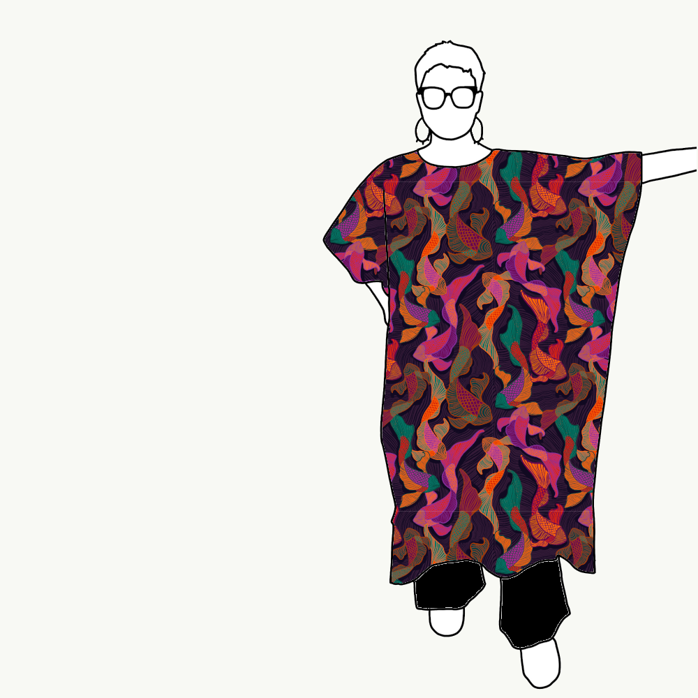 Koi Relaxed Dress