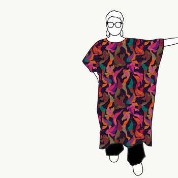 Koi Relaxed Dress