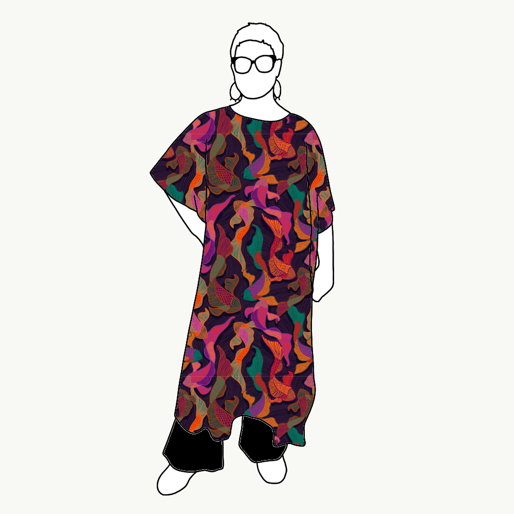 Koi Relaxed Dress