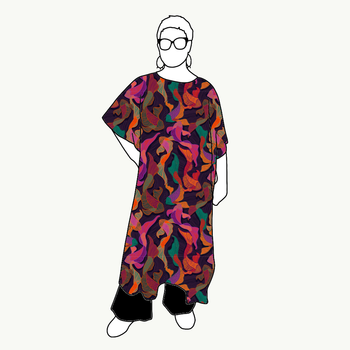 Koi Relaxed Dress