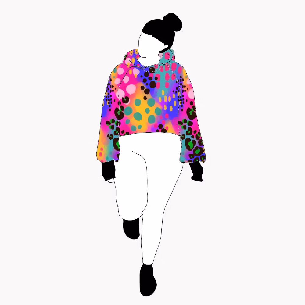 Piece of art Crop top deluxe