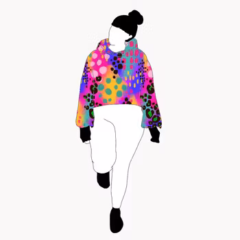 Piece of art Crop top deluxe