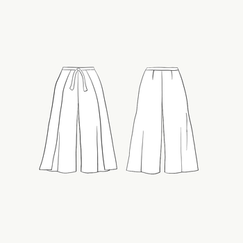Wrap pants Valfritt tyg
