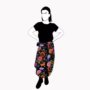 Midsummer Magic Wrap skirt