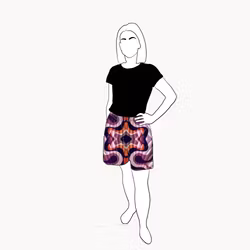 Pink Delight Viskos-shorts