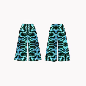 Green Delight Wrap pants