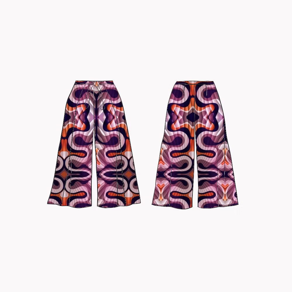 Pink Delight Wrap pants