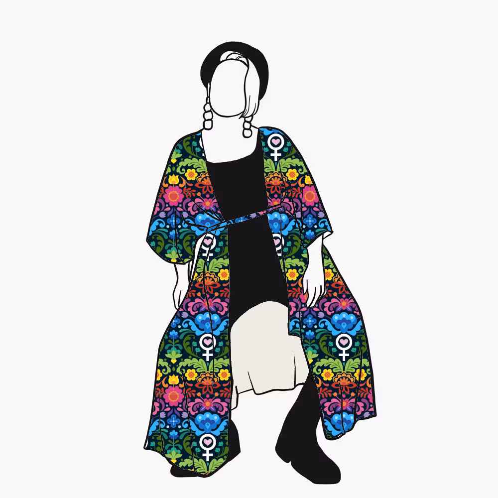 Feministkurbits Kaftan med knytband