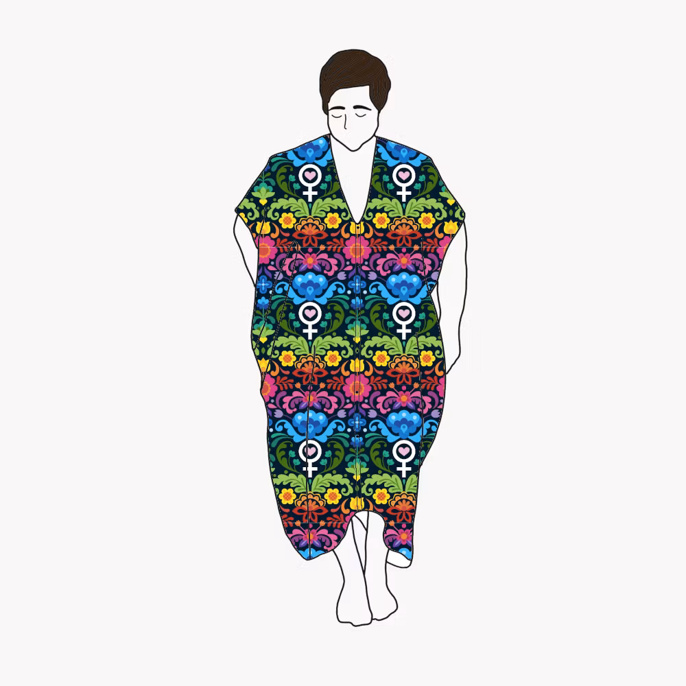 Feministkurbits Nya kaftan dress