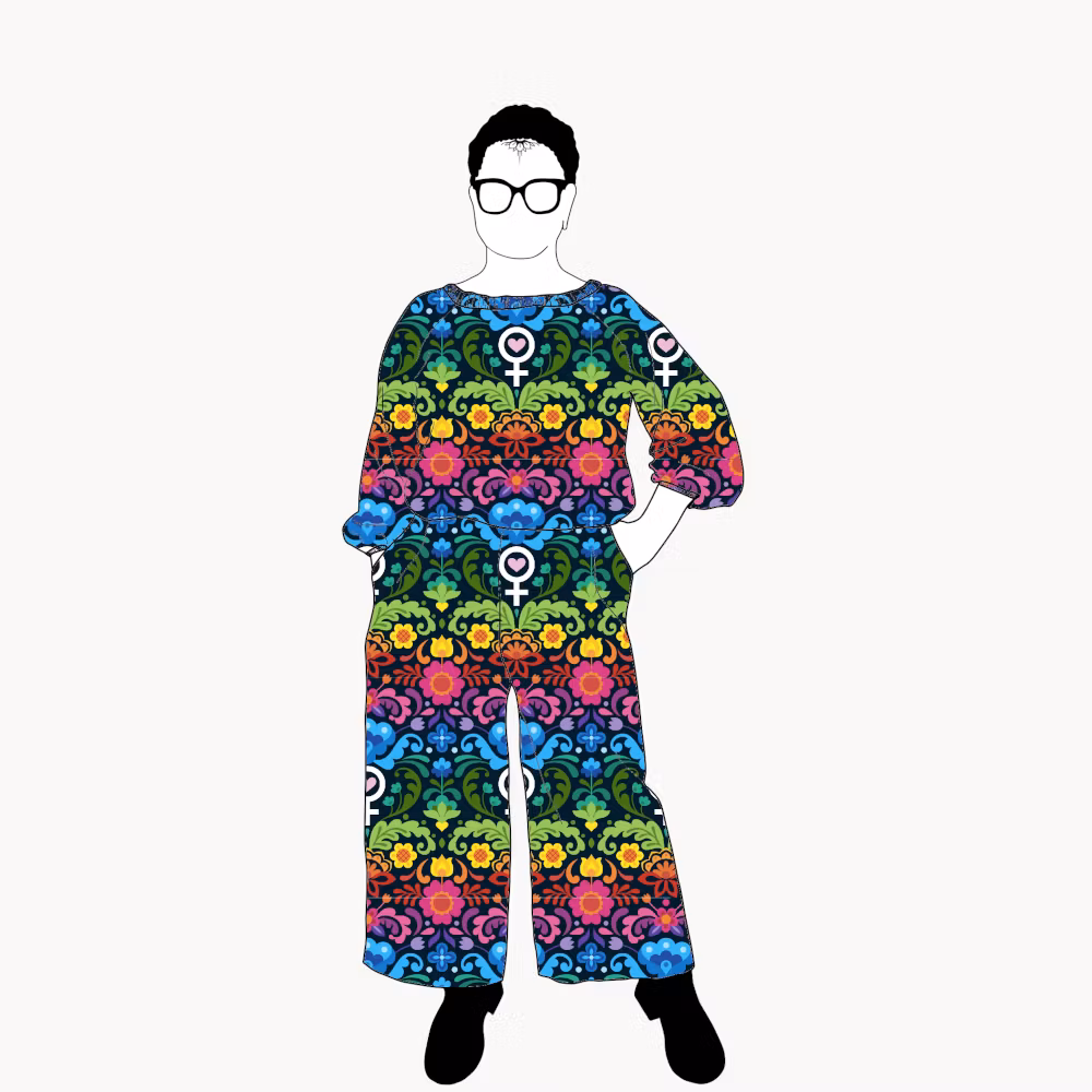 Feministkurbits All in one suit Viskos