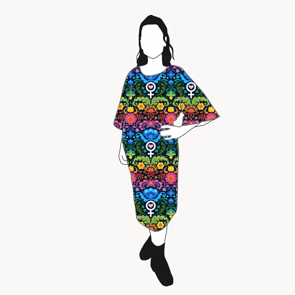 Feministkurbits Kimono Dress Viskos