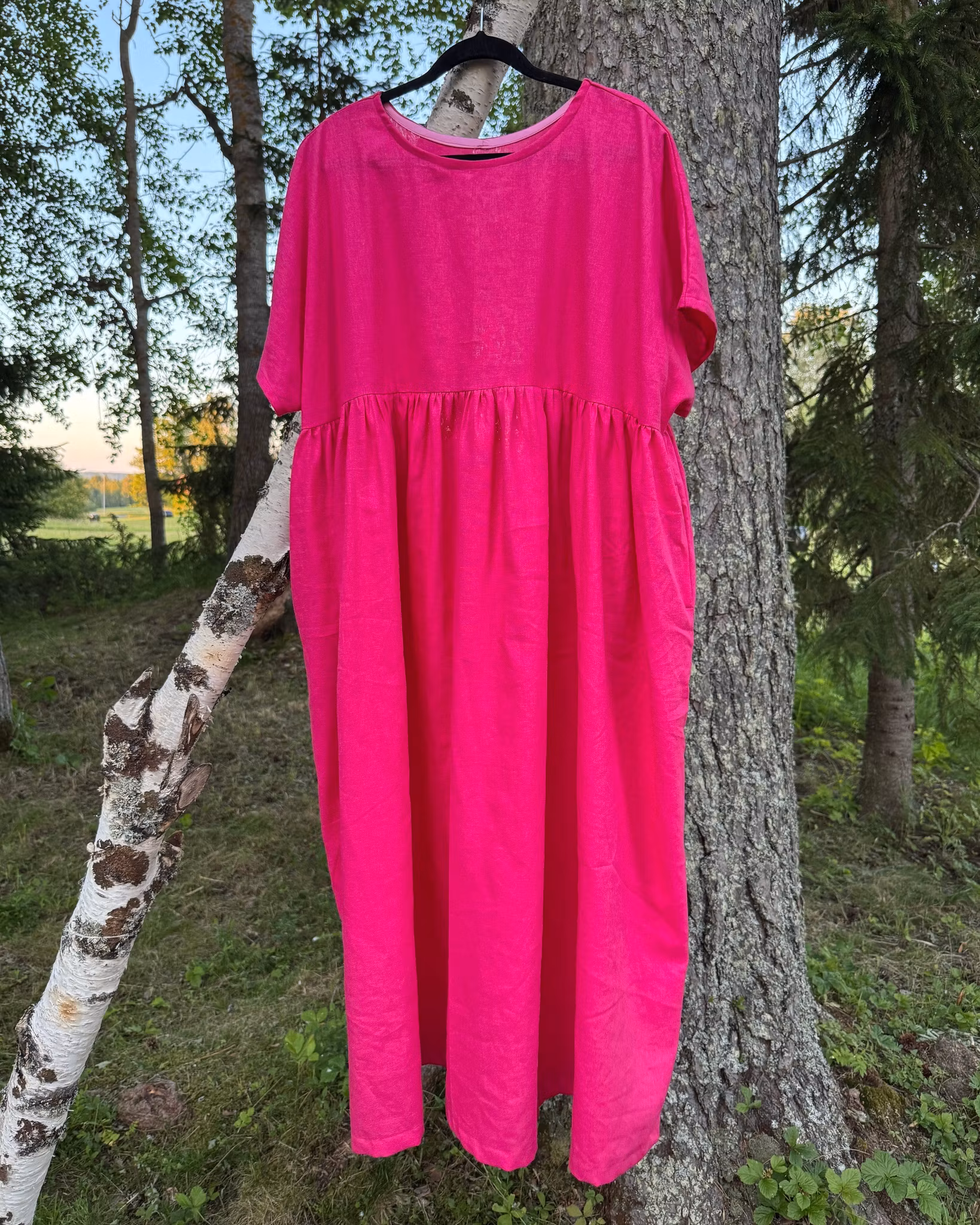 Linen dress - Olika färger