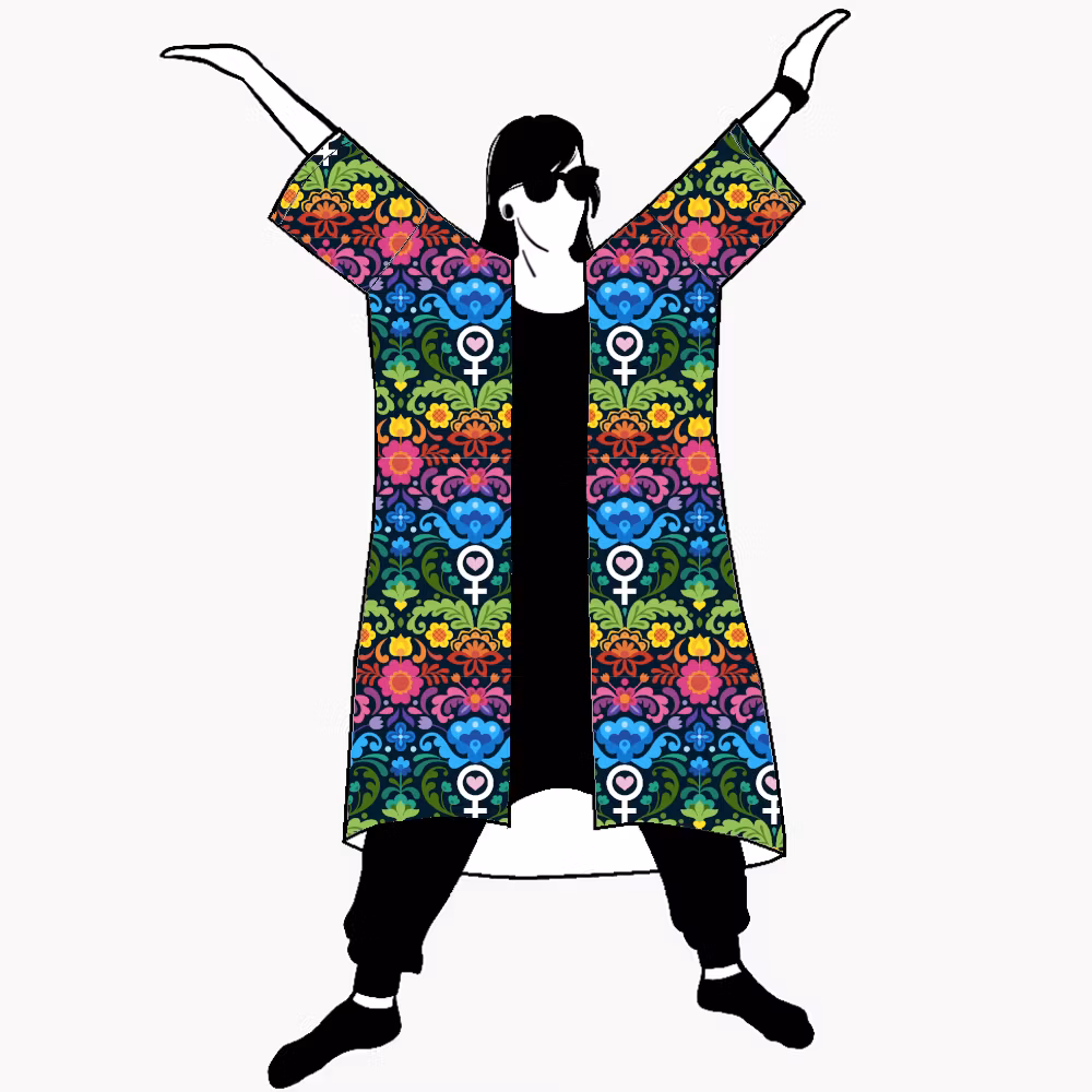 Feministkurbits Jersey kimono