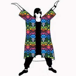 Feministkurbits Jersey kimono