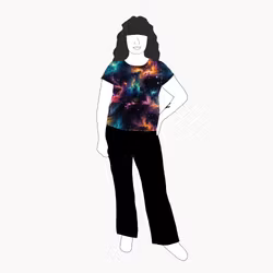 Fire sky T-shirt
