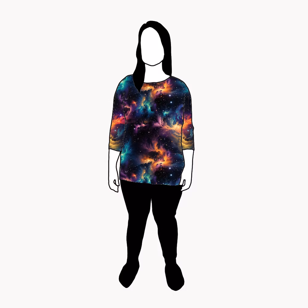 Fire sky Boxy Top & Boxy Crop