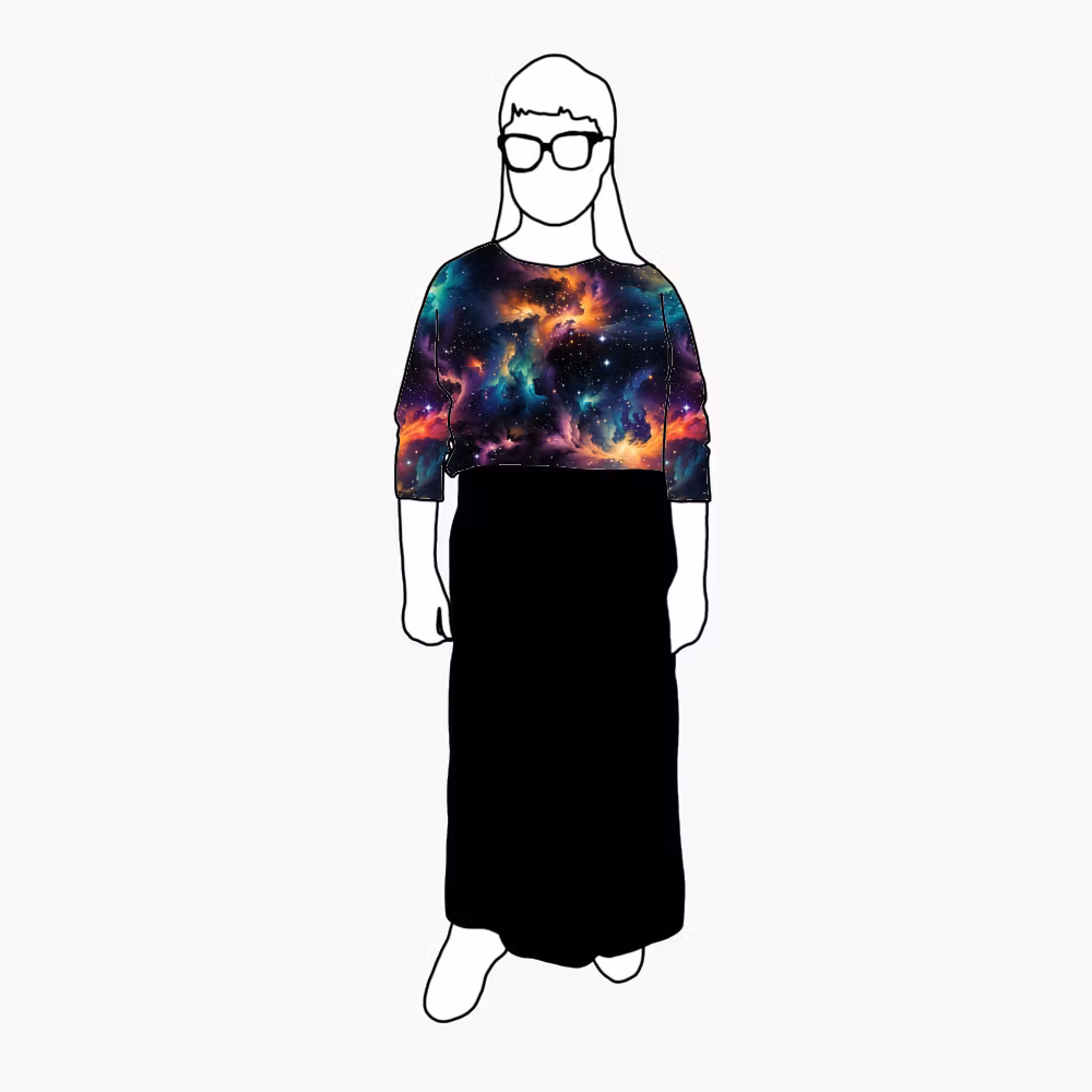 Fire sky Boxy Top & Boxy Crop