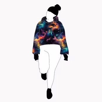 Fire sky Crop top deluxe