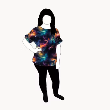 Fire sky Oversized T-shirt
