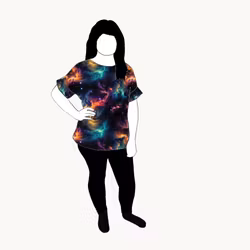 Fire sky Oversized T-shirt