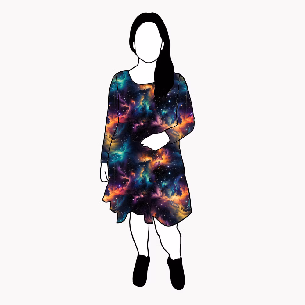 Fire sky Flow Dress