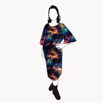Fire sky Kimono Dress