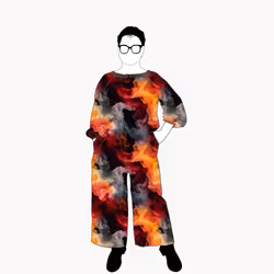 Orange Ink All in one suit