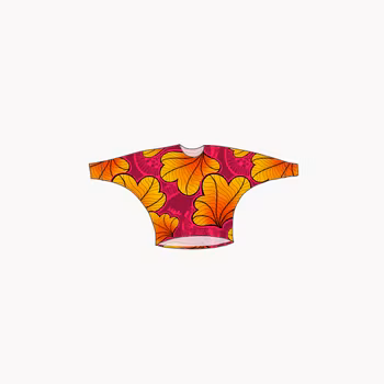 Funky Leaf Orange/Pink Batmantröja