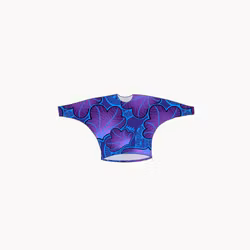 Funky Leaf Blue/Purple Batmantröja