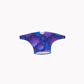 Funky Leaf Blue/Purple Batmantröja