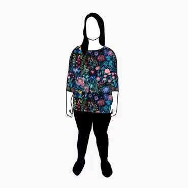 Embroidery Boxy Top & Boxy Crop