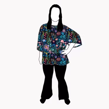 Embroidery Kimono Tee