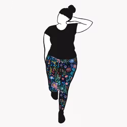 Embroidery Leggings