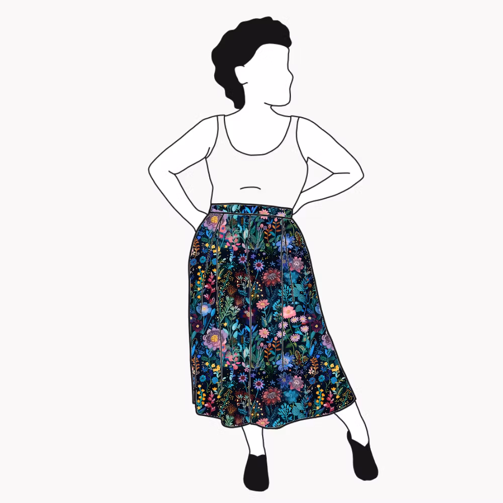 Embroidery Culottes (långa & 3/4 långa)