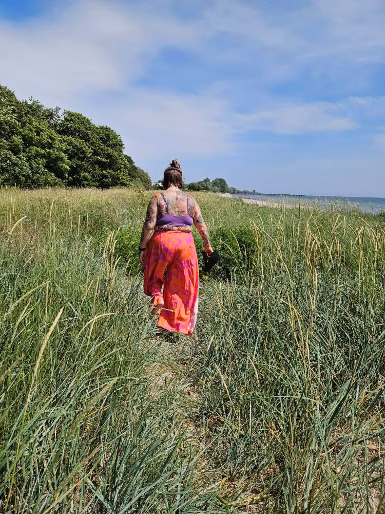 Pink Delight Wrap pants